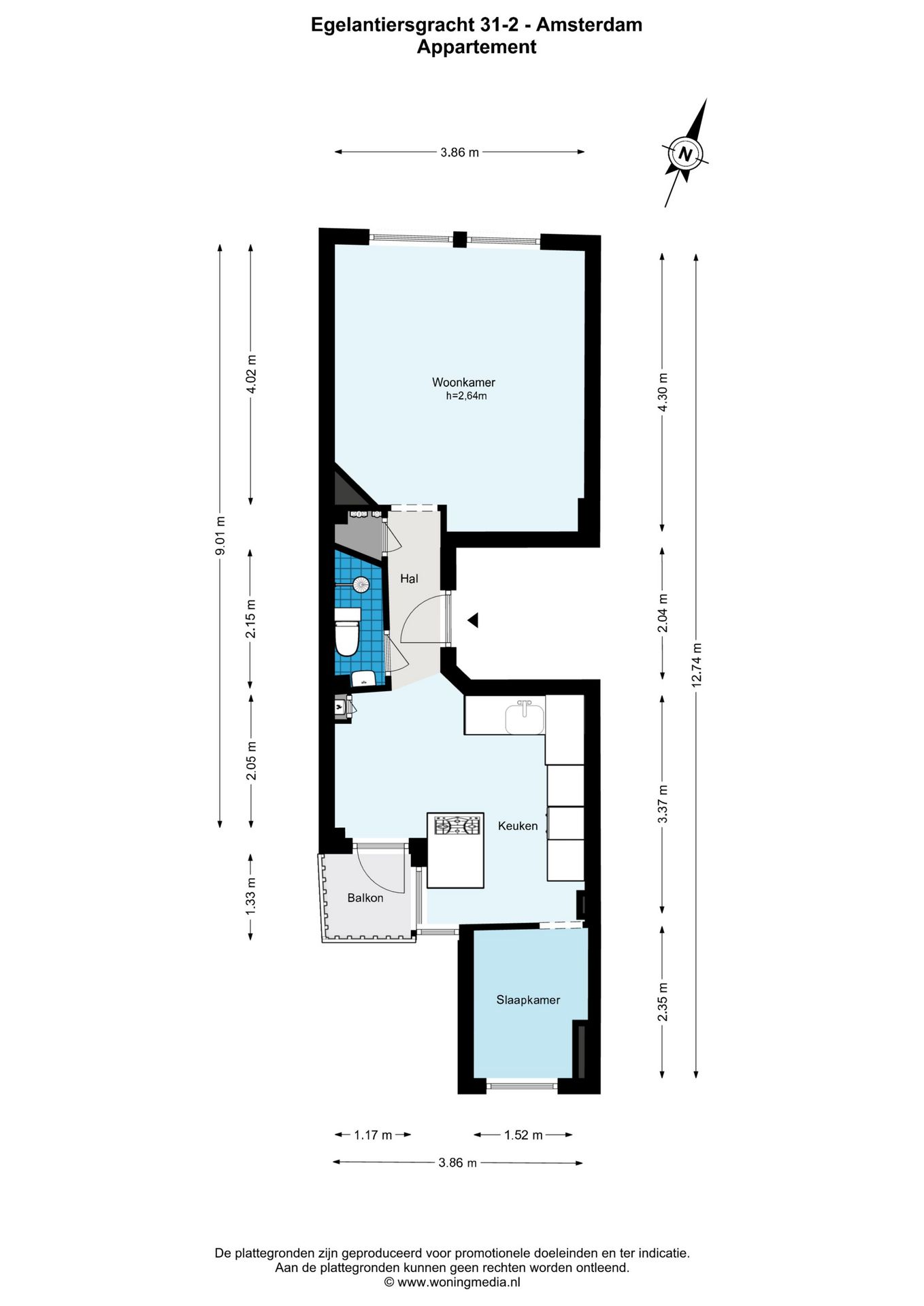 Foto 25 van Egelantiersgracht 31-2