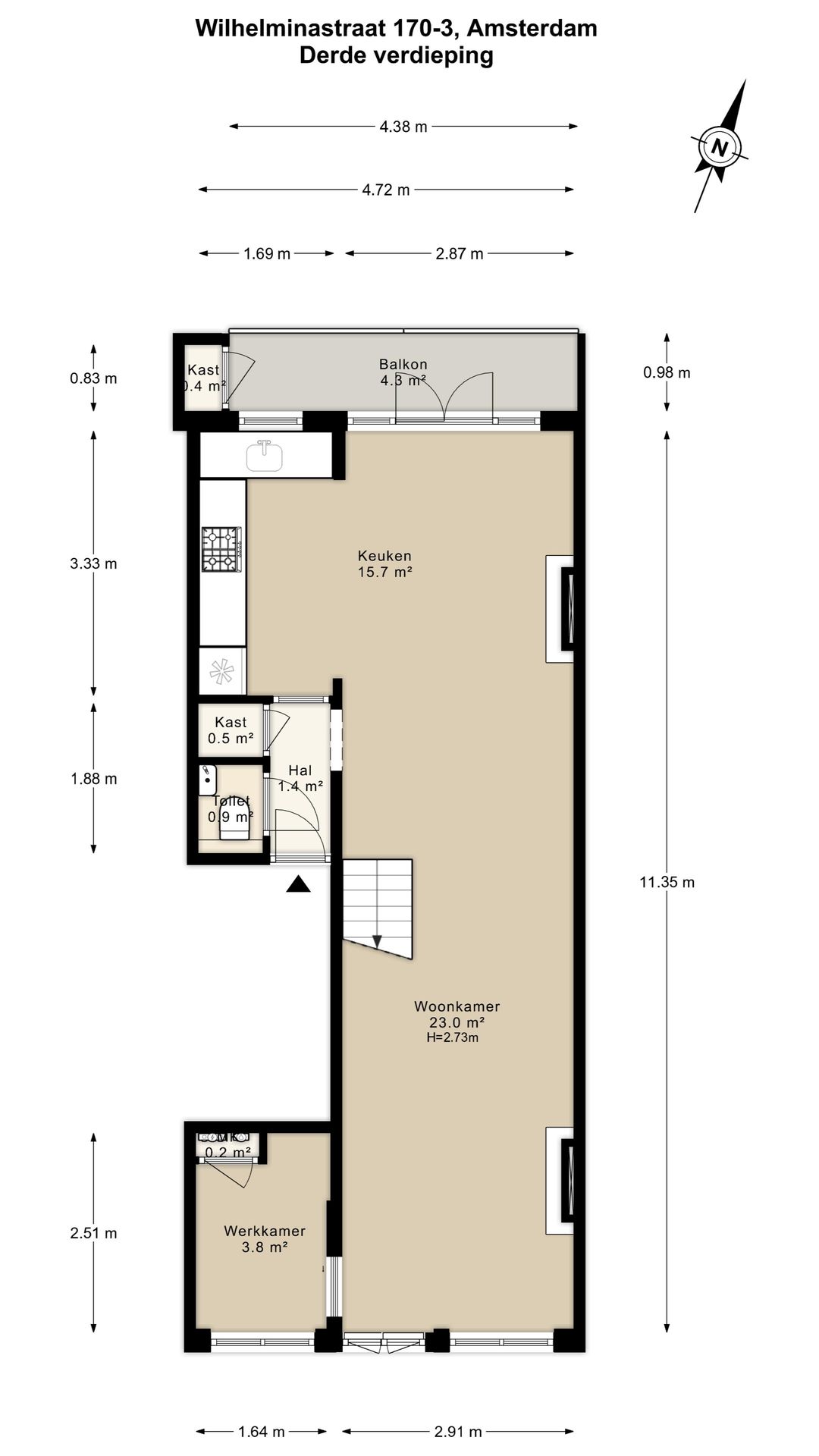 Foto 41 van Wilhelminastraat 170-3