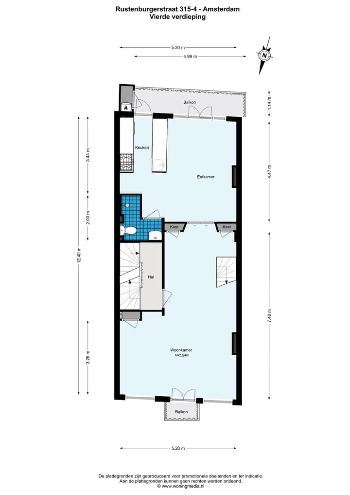 Foto 38 van Rustenburgerstraat 315-4