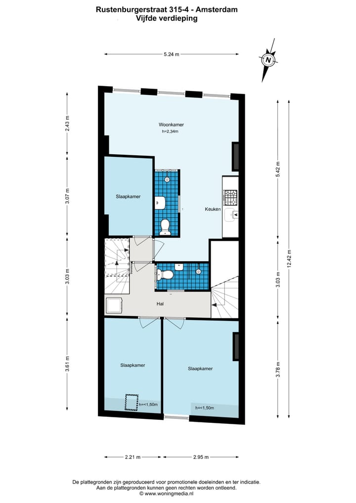 Foto 39 van Rustenburgerstraat 315-4