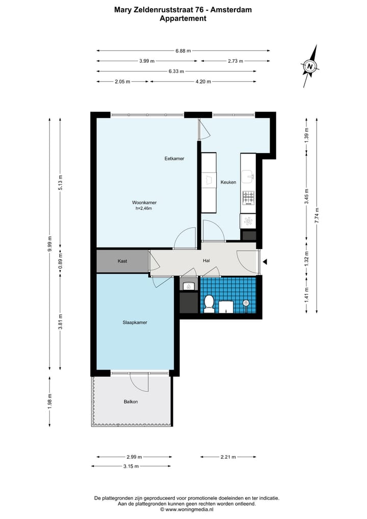 Foto 16 van Mary Zeldenruststraat 76