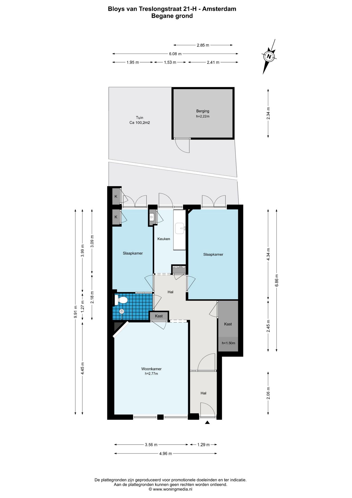 Foto 25 van Bloys van Treslongstraat 21-H