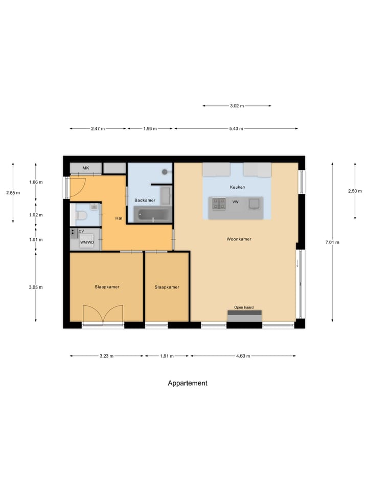 Foto 35 van Olivier van Noortstraat 26-F
