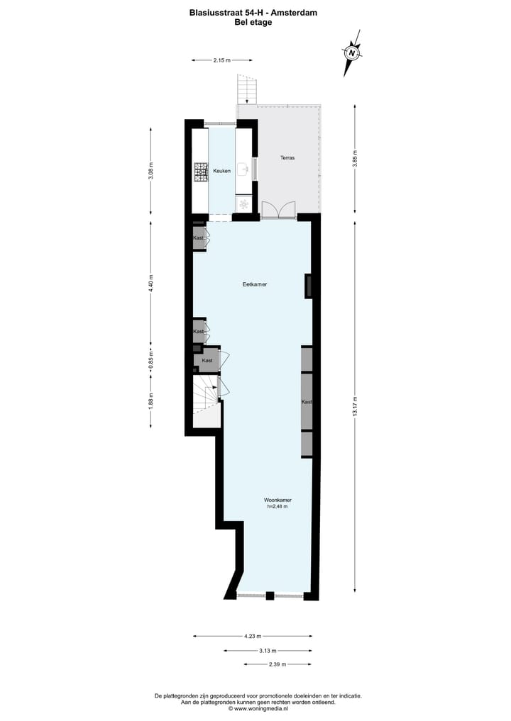 Foto 47 van Blasiusstraat 54-H