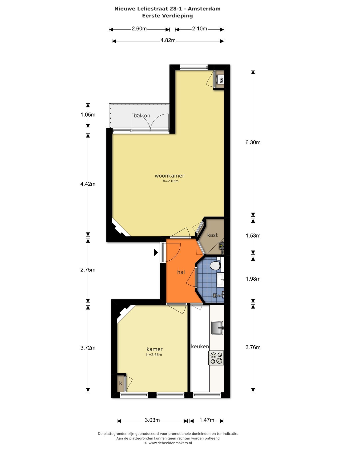 Foto 14 van Nieuwe Leliestraat 28-1