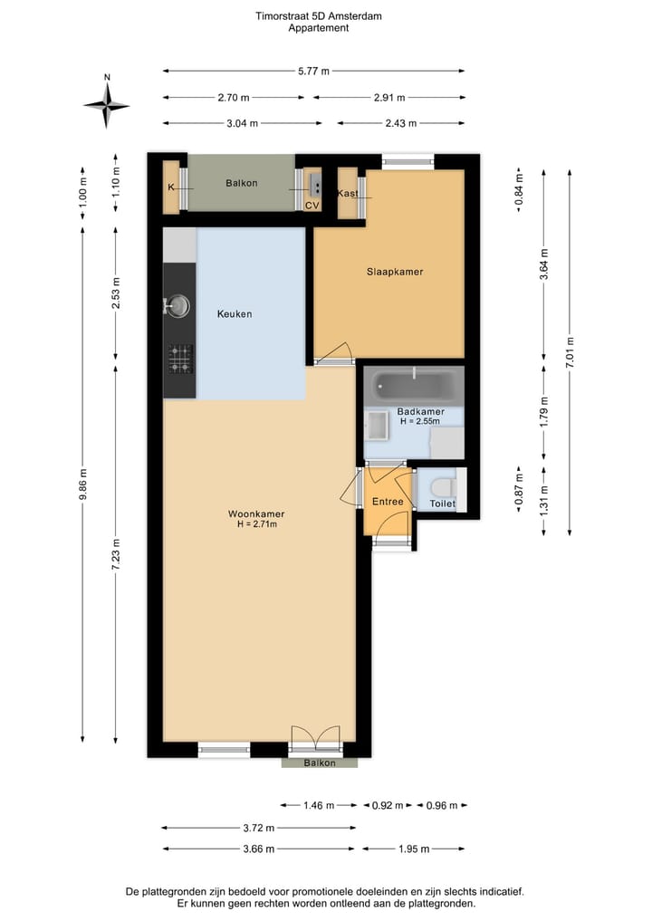 Foto 25 van Timorstraat 5-D