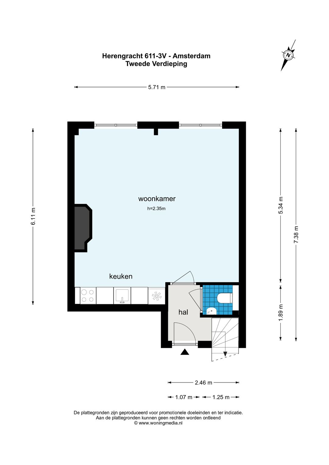 Foto 22 van Herengracht 611-3V