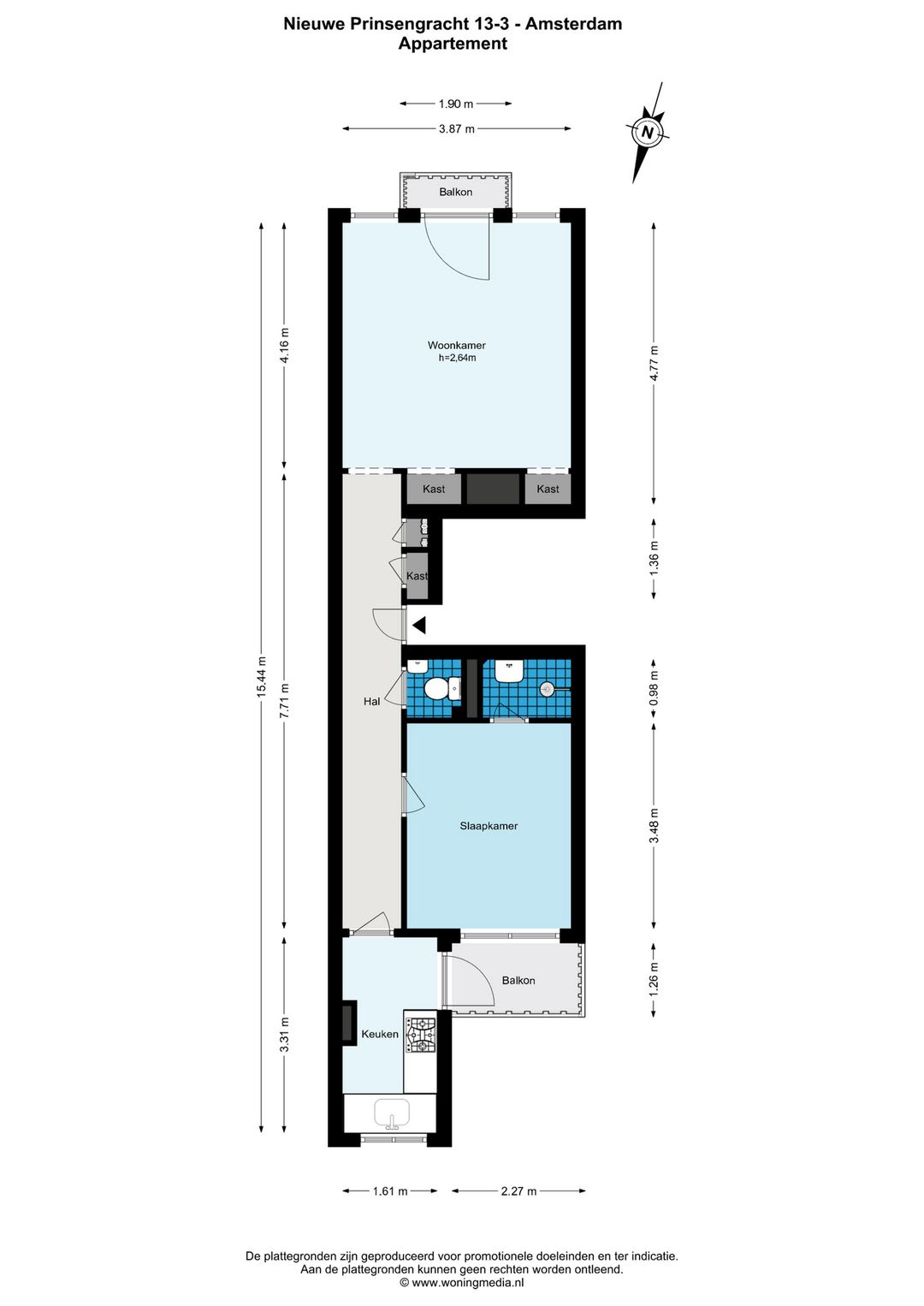 Foto 23 van Nieuwe Prinsengracht 13-3