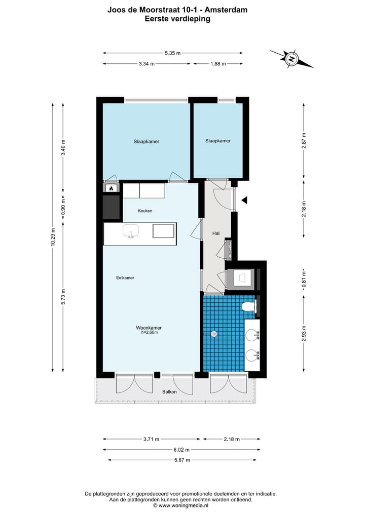 Foto 26 van Joos de Moorstraat 10-1