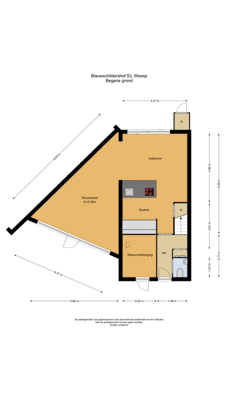 Foto 7 van Blauwschildershof 53