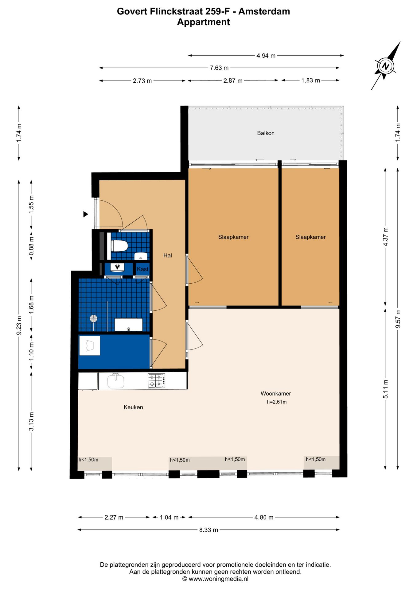 Foto 29 van Govert Flinckstraat 259-F