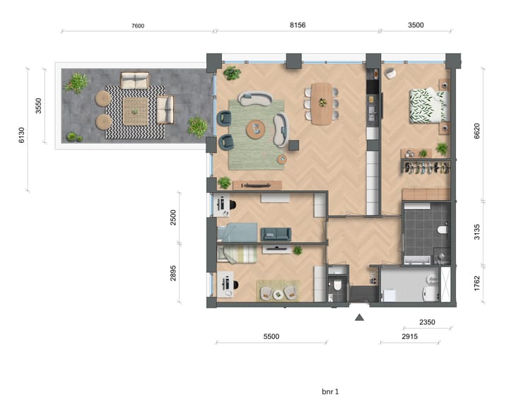 Foto 1 van Appartement A1