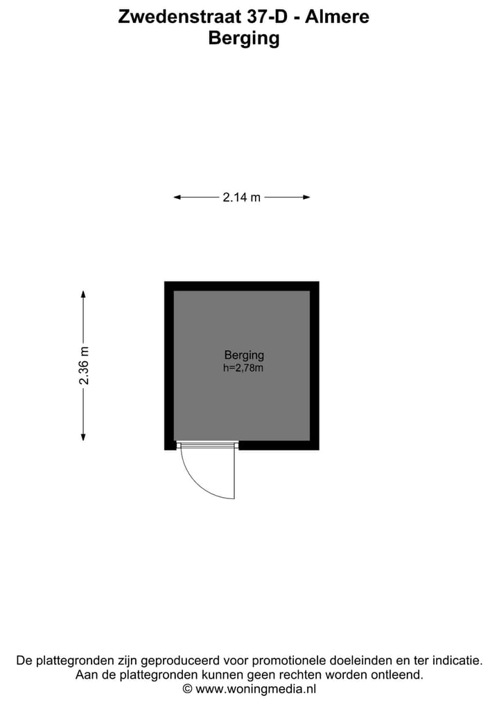 Foto 31 van Zwedenstraat 37-D