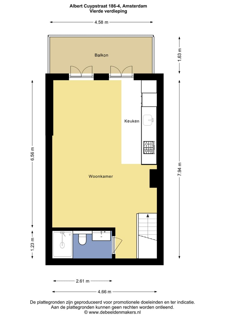 Foto 18 van Albert Cuypstraat 186-4