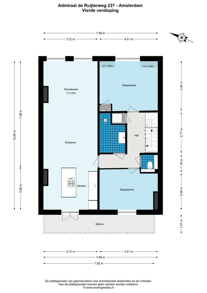 Foto 31 van Admiraal De Ruijterweg 237-4