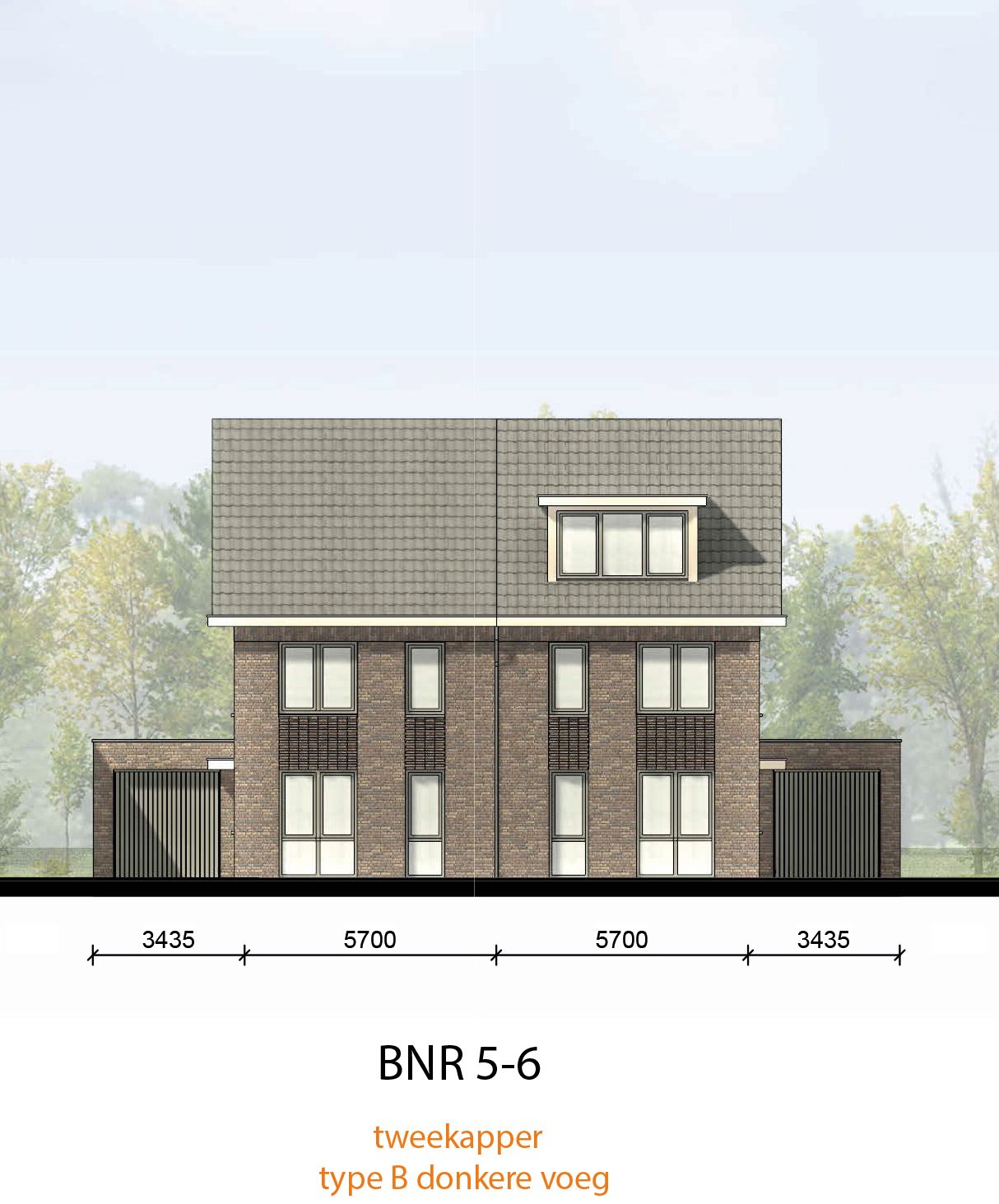 Foto 6 van Halfvrijstaande woning (Bouwnr. 5)