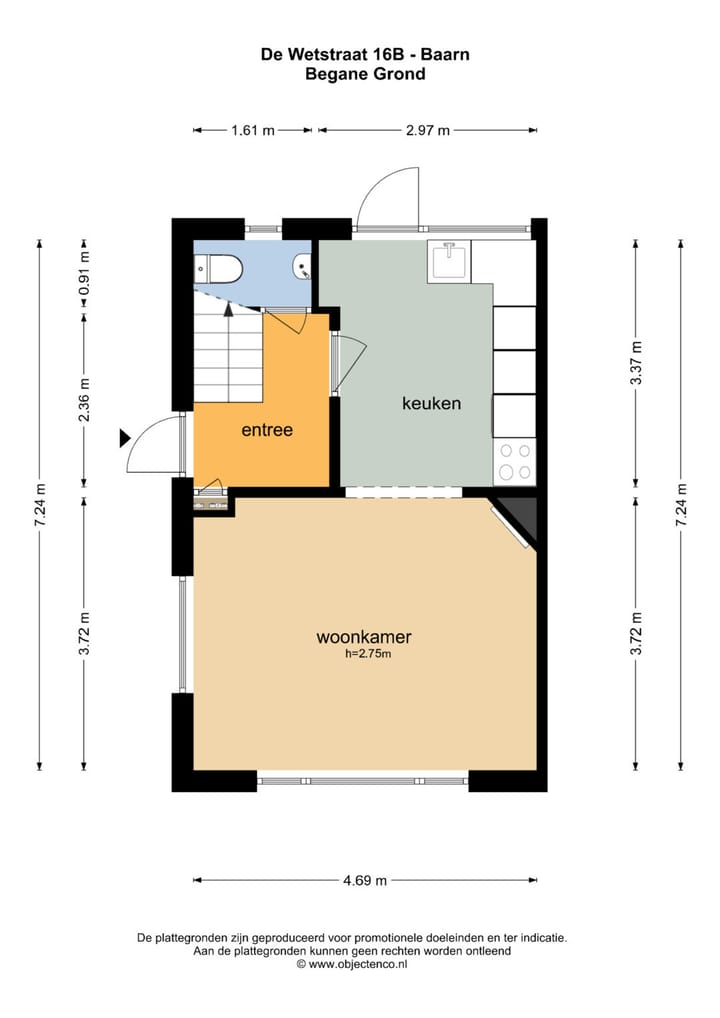 Foto 26 van de Wetstraat 16-B