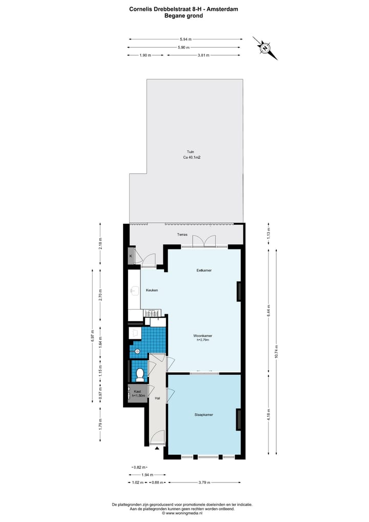 Foto 27 van Cornelis Drebbelstraat 8-H