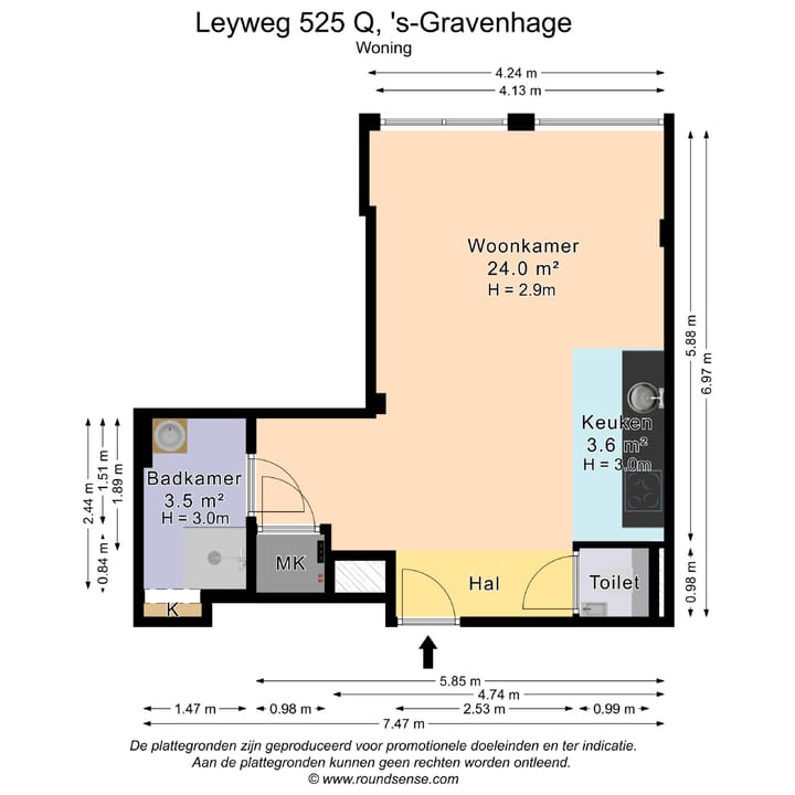 Foto 15 van Leyweg 525-Q