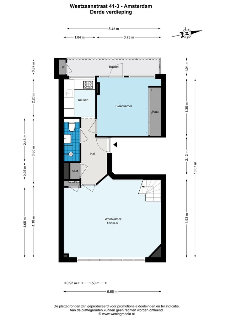 Photo 27 of Westzaanstraat 41-3