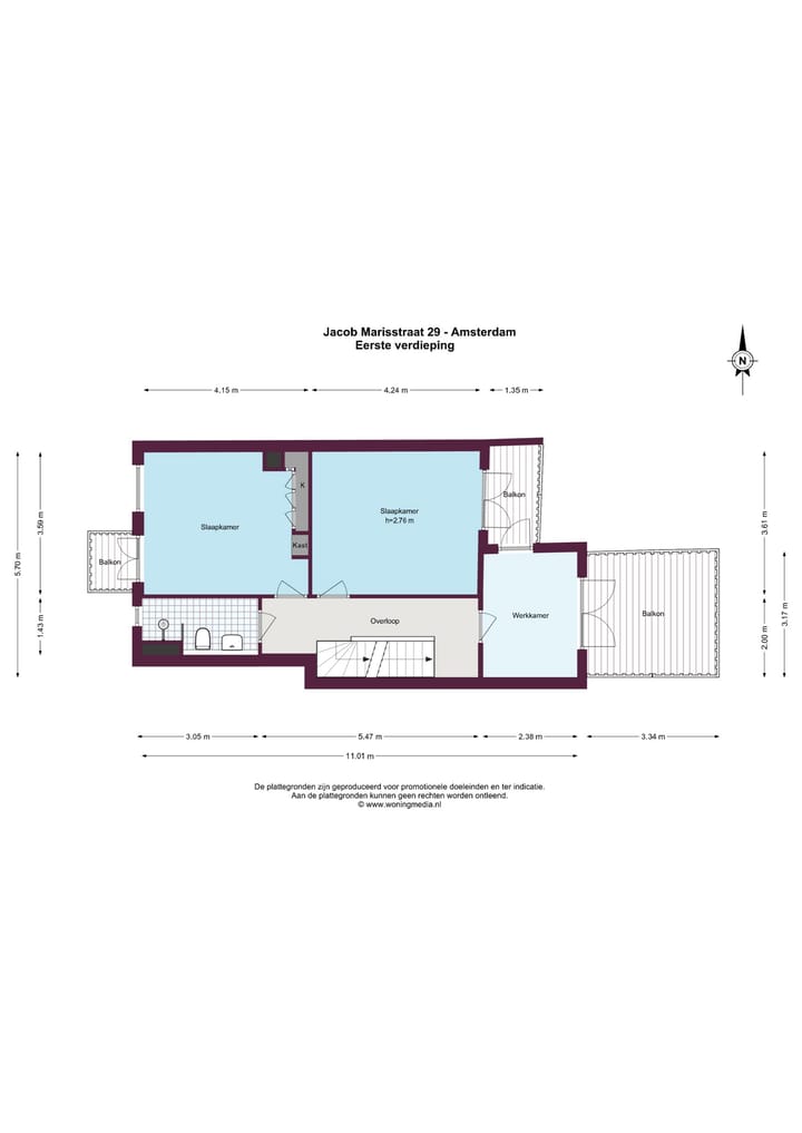 Foto 42 van Jacob Marisstraat 29