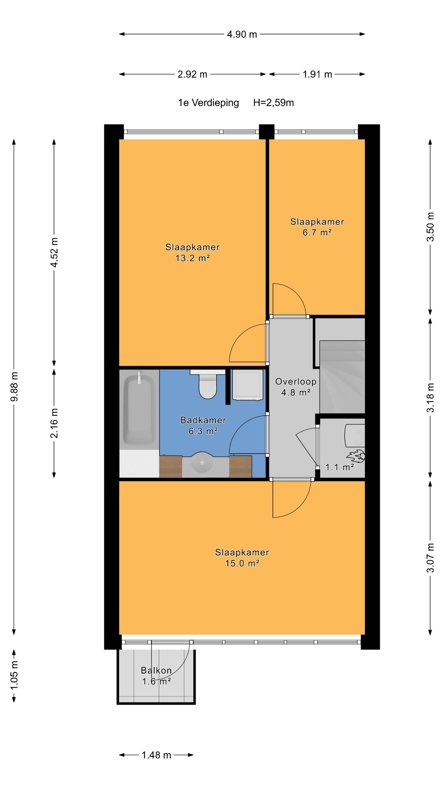 Foto 55 van Lehárstraat 56