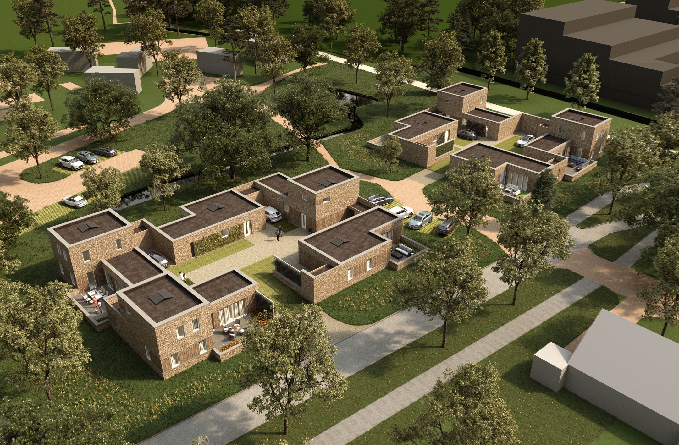 Image of Eendracht "Wonen in het park" - Patio-bungalows