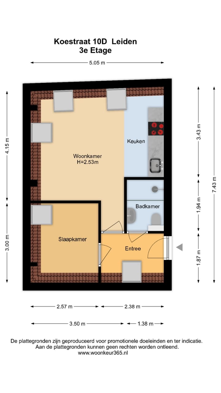 Foto 15 van Koestraat 10-D