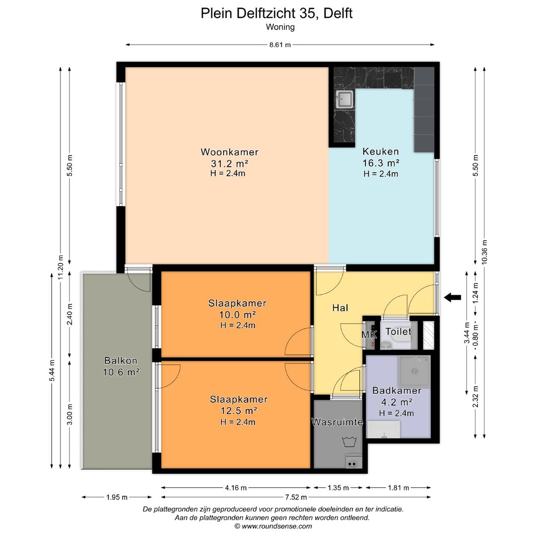 Foto 7 van Plein Delftzicht 35