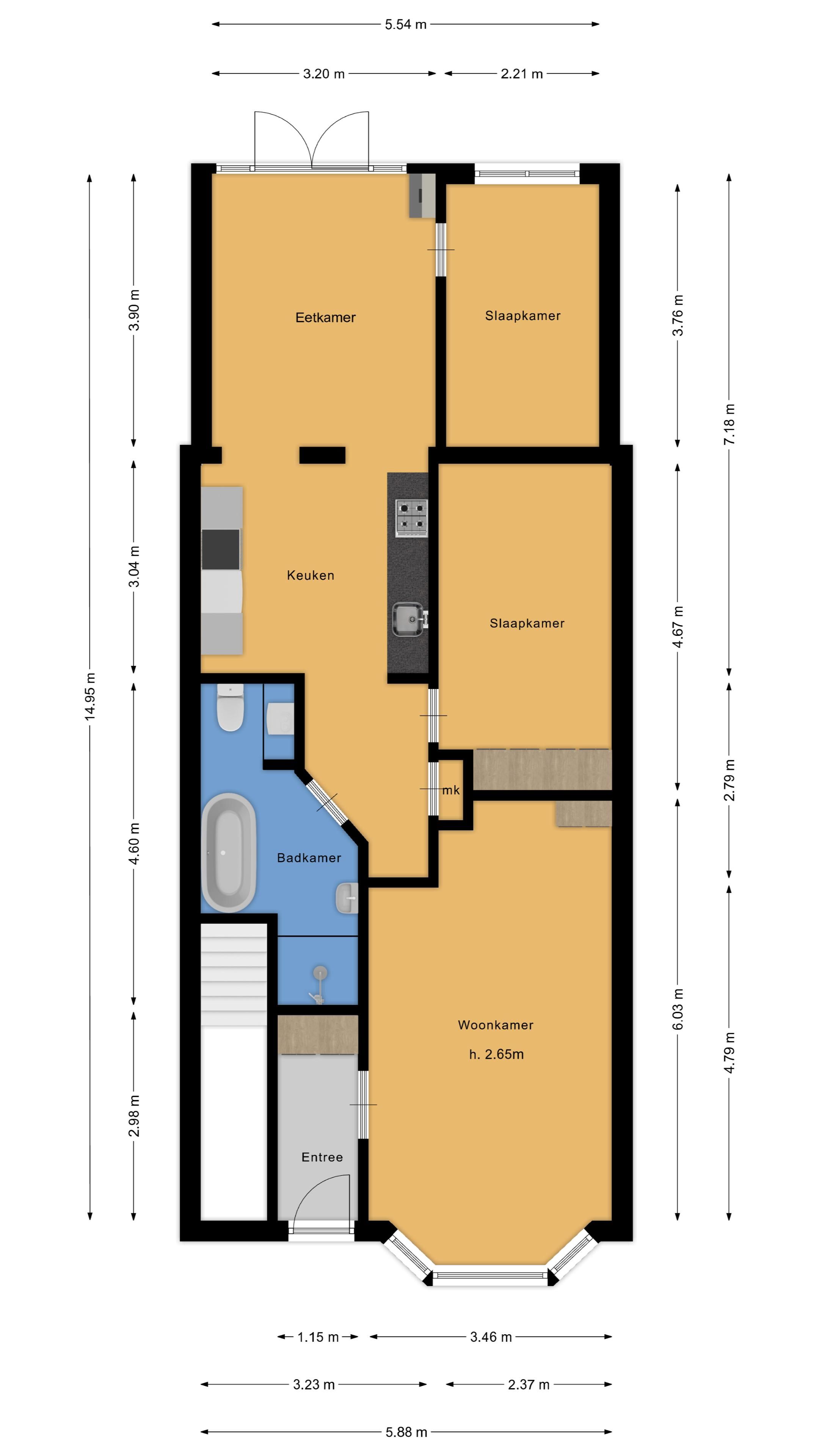 Foto 33 van Bloys van Treslongstraat 48-H
