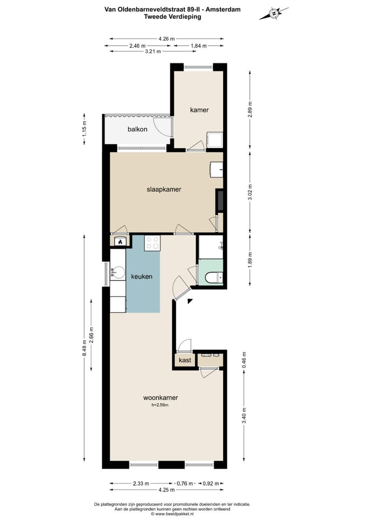 Foto 21 van Van Oldenbarneveldtstraat 89-2