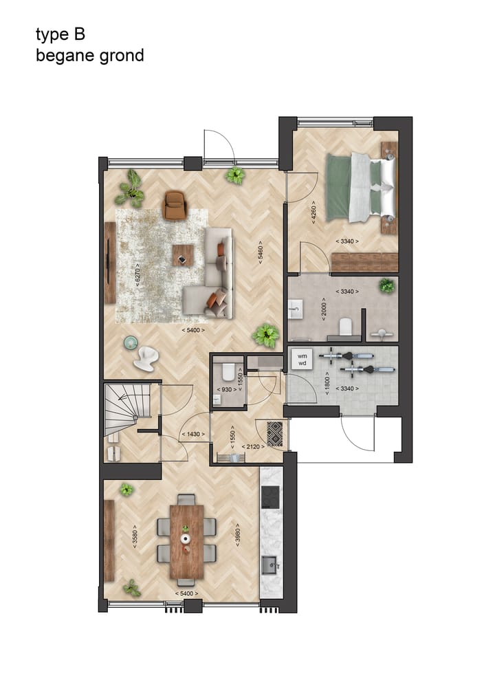 Photo 2 of Type (B)arones | 2^1 - levensloop (Bouwnr. 269)