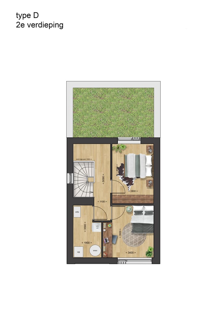 Foto 4 van Type (D)uchesse | vrijstaand aan boszone (Bouwnr. 265)