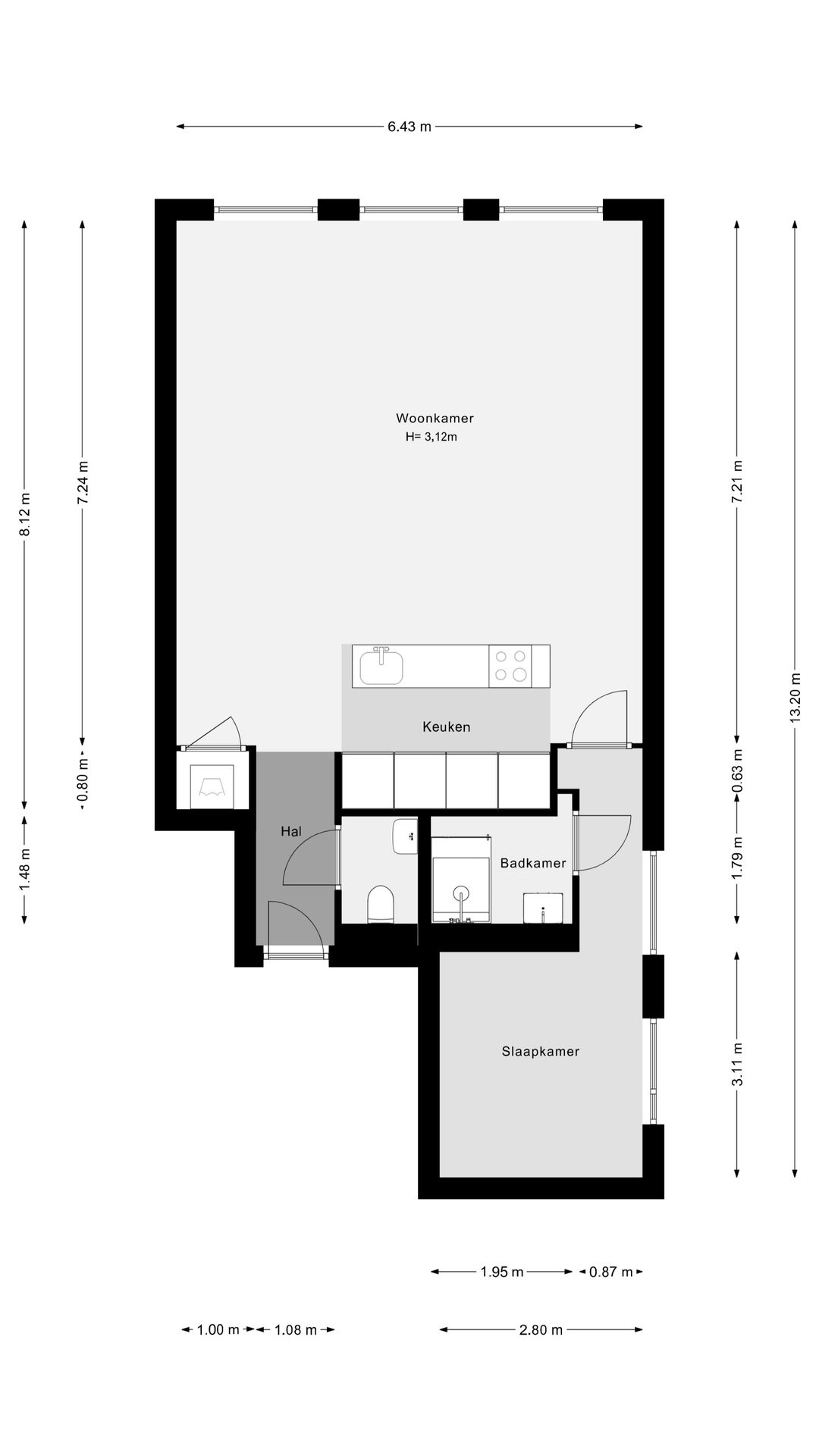Foto 23 van Overschiese Dorpsstraat 64-E