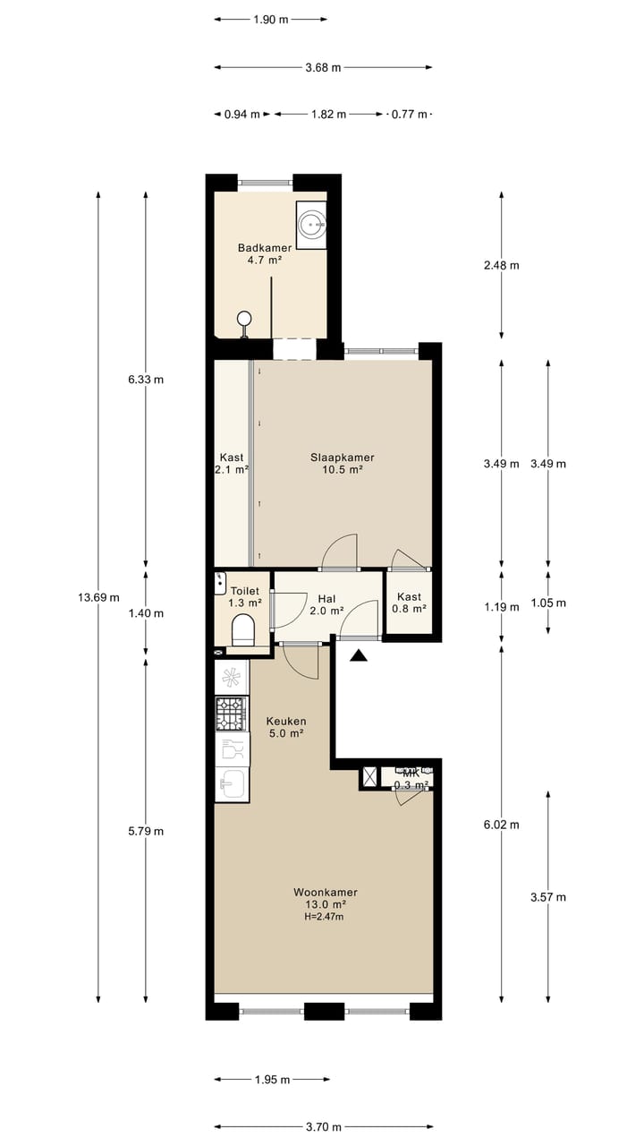 Foto 25 van Kinkerstraat 6-1