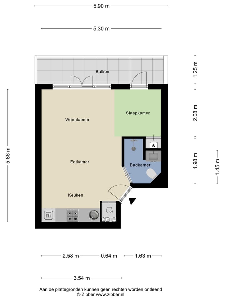 Foto 26 van Graaf Florisstraat 23-3A