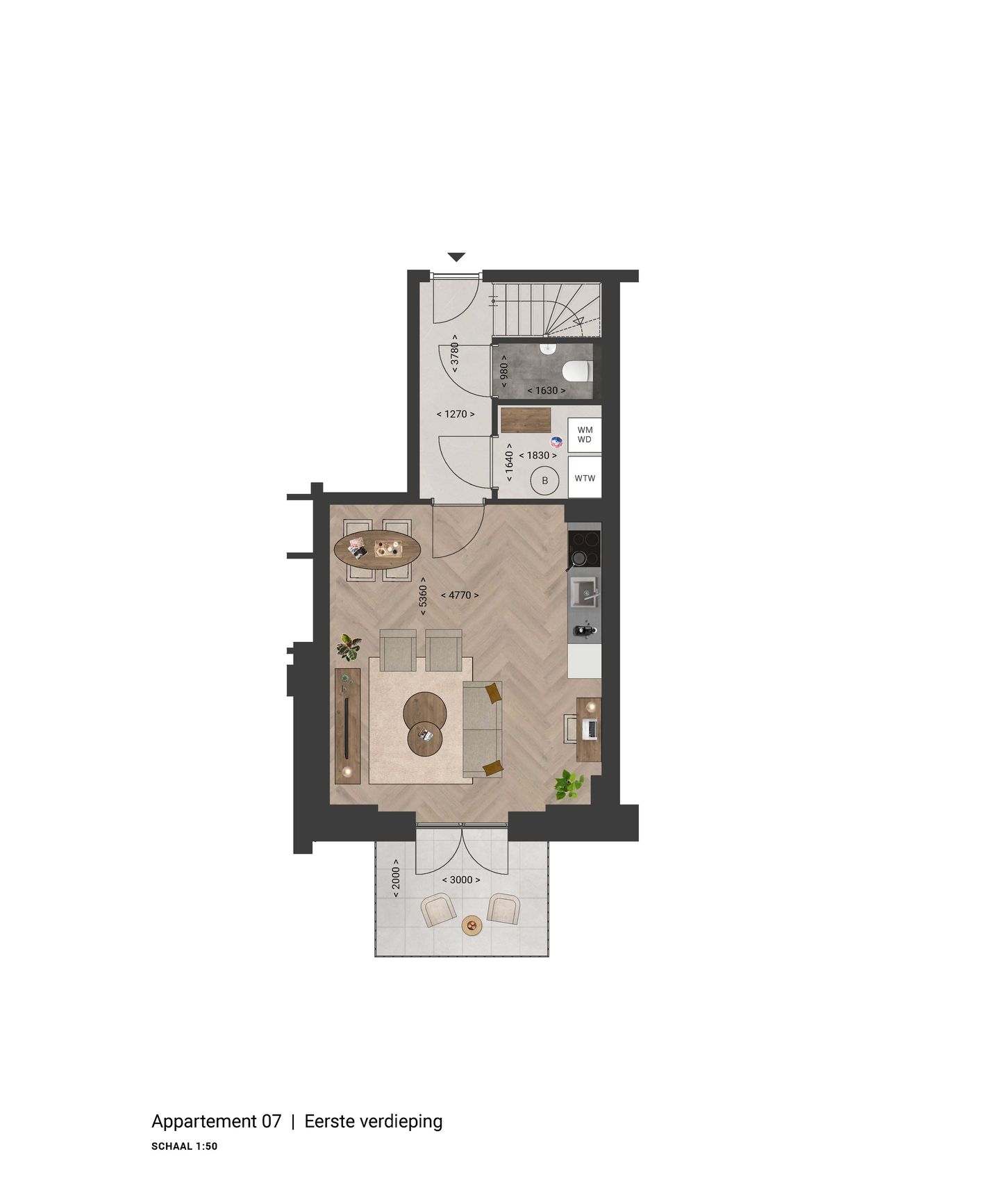 Foto 4 van Pastoor Smitsstraat 44-H