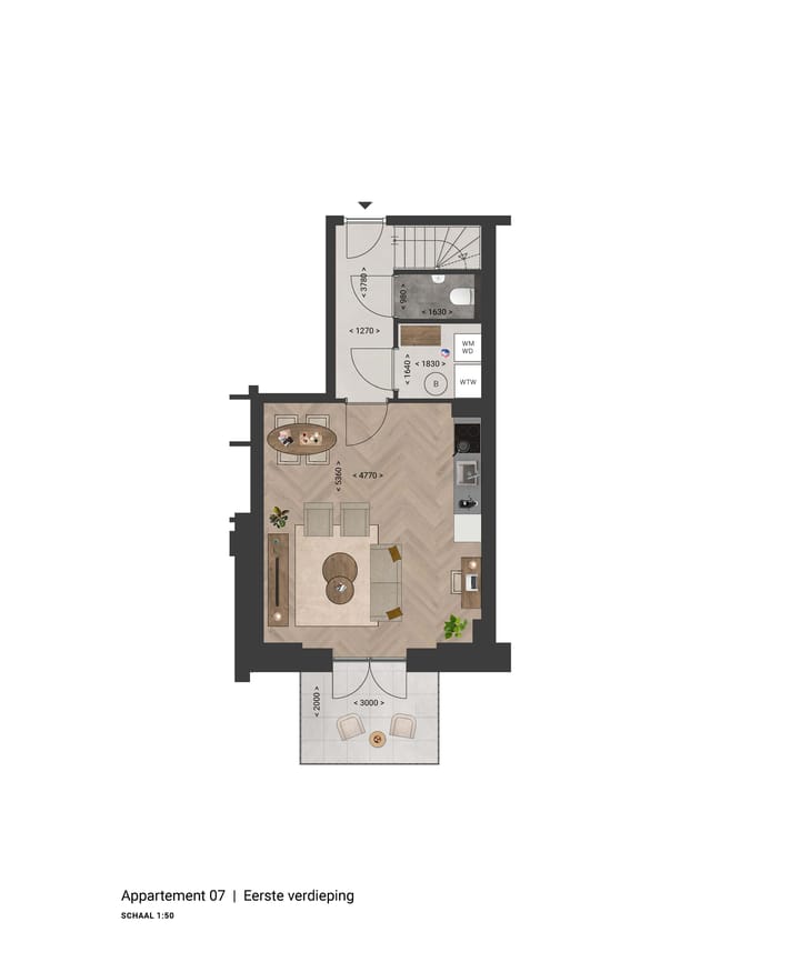 Foto 4 van Pastoor Smitsstraat 44-H