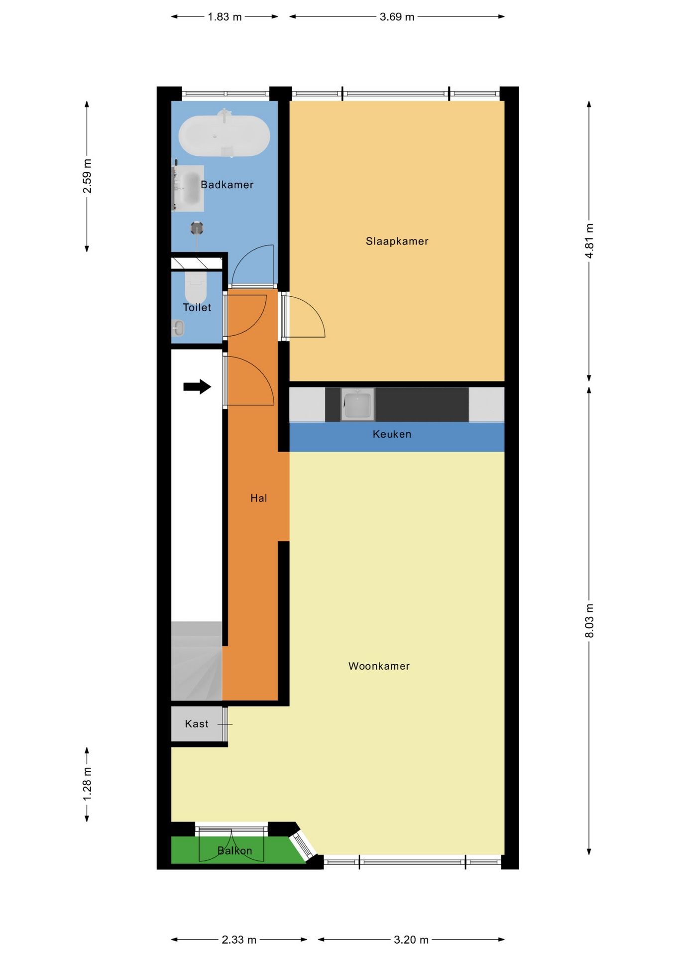Foto 25 van Mathenesserweg 80-A03