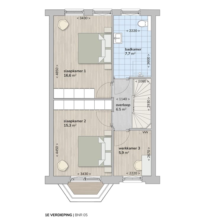 Foto 6 van Singelwoning (Bouwnr. 5)