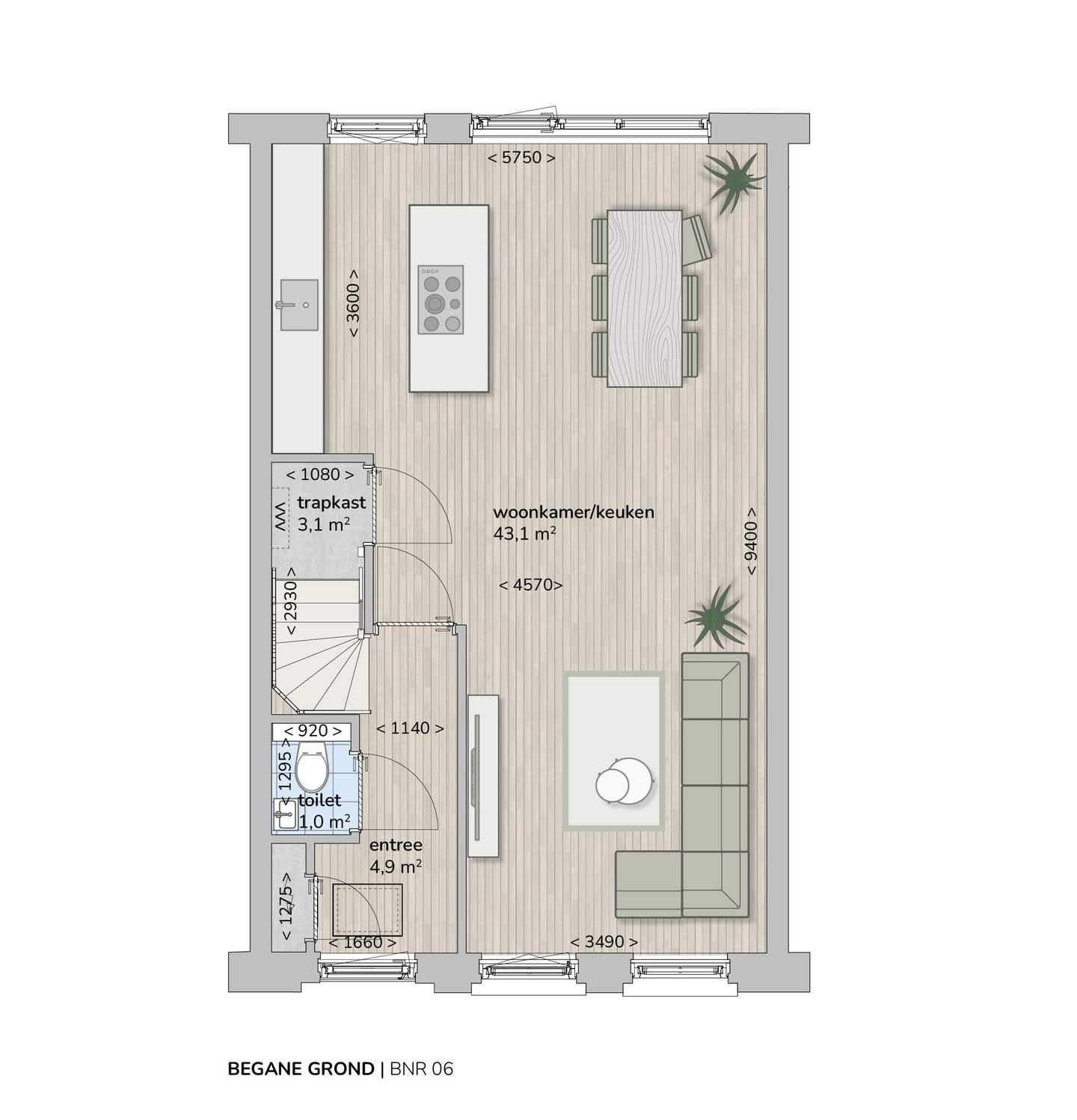 Foto 5 van Singelwoning (Bouwnr. 6)