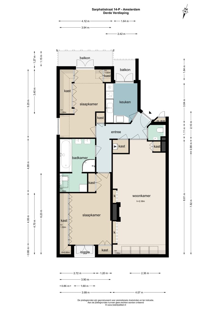 Foto 32 van Sarphatistraat 14-N