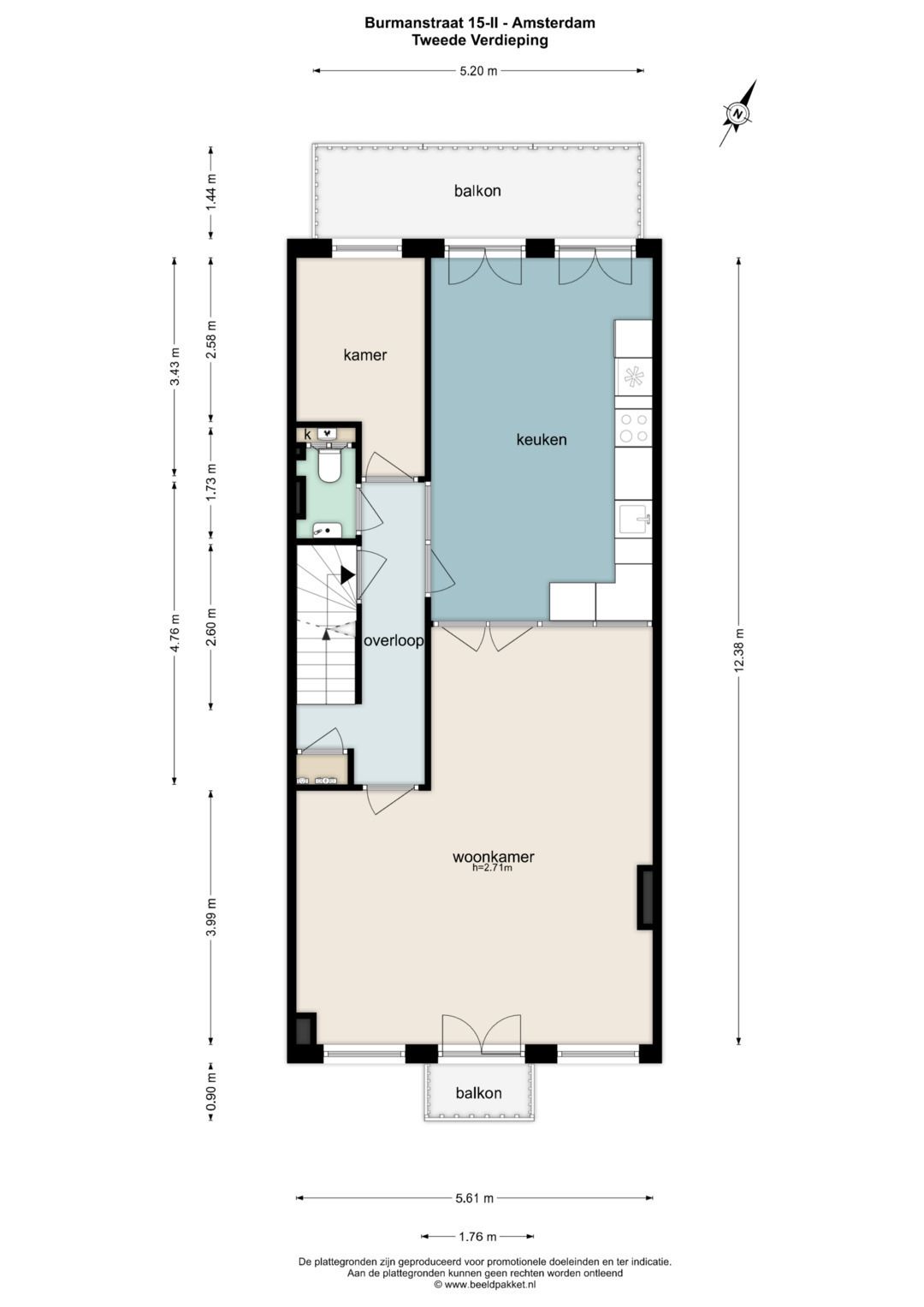 Foto 60 van Burmanstraat 15-2