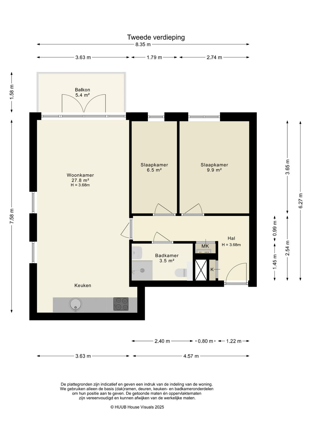 Foto 38 van Olivier van Noortstraat 4-N