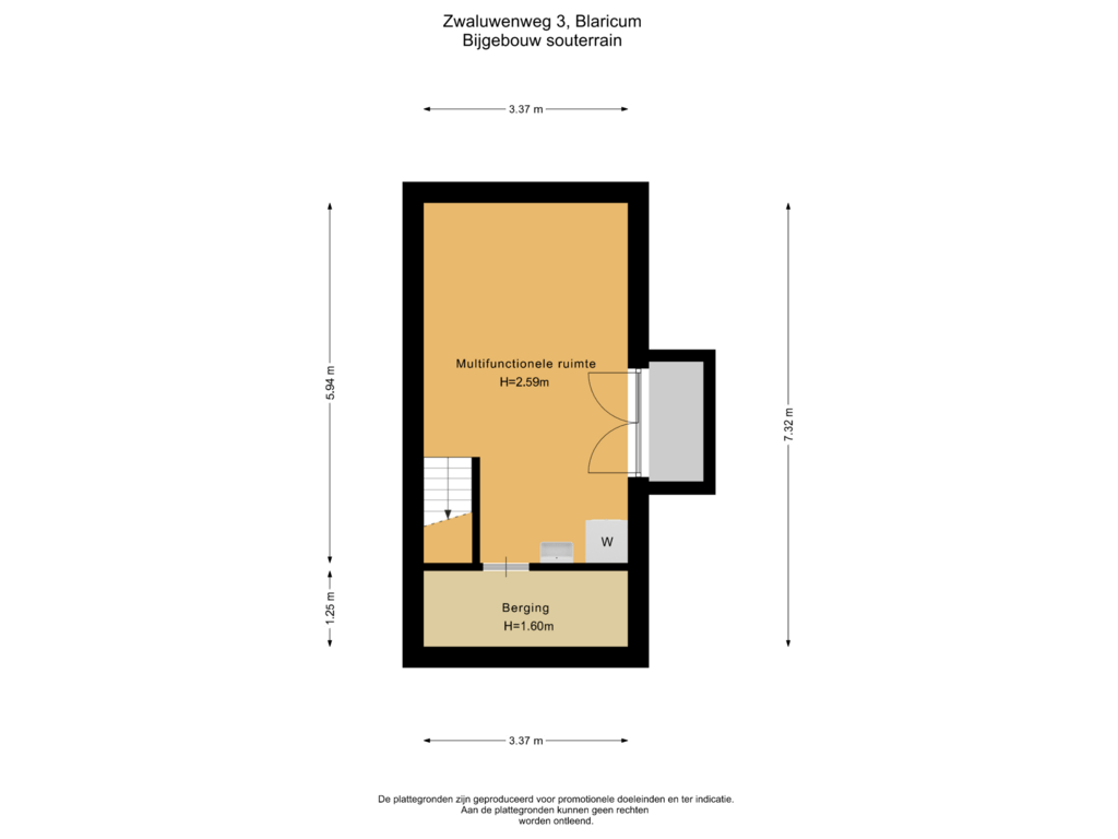 Bijgebouw souterrain