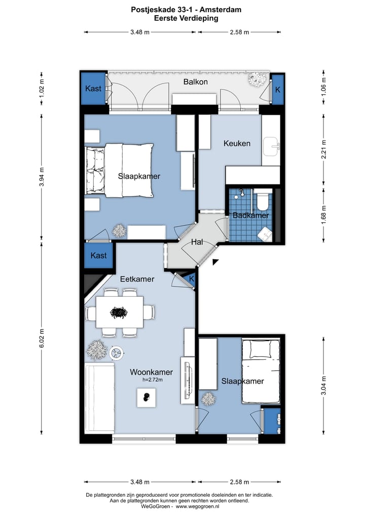 Foto 36 van Postjeskade 33-1