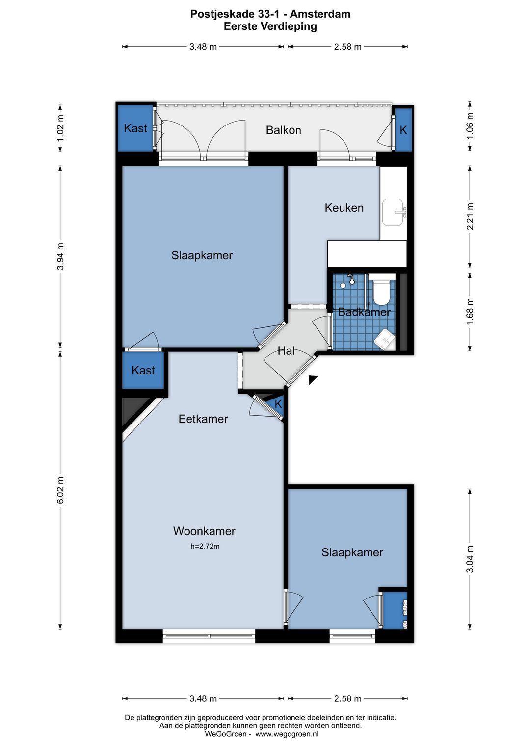 Foto 37 van Postjeskade 33-1