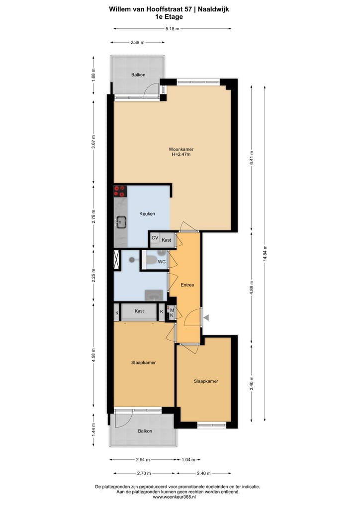 Foto 28 van Willem van Hooffstraat 57