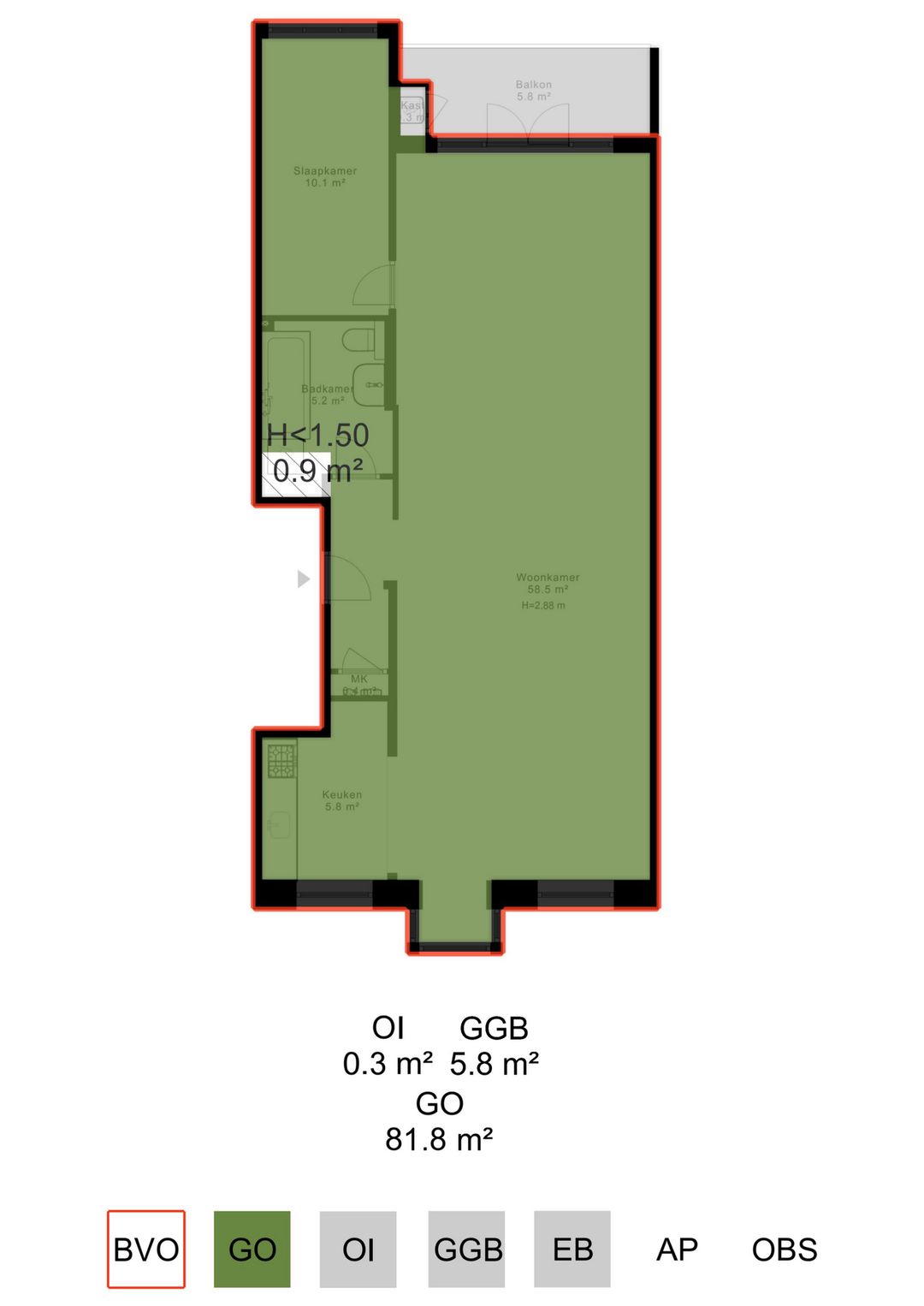Foto 23 van Van Baerlestraat 66-1