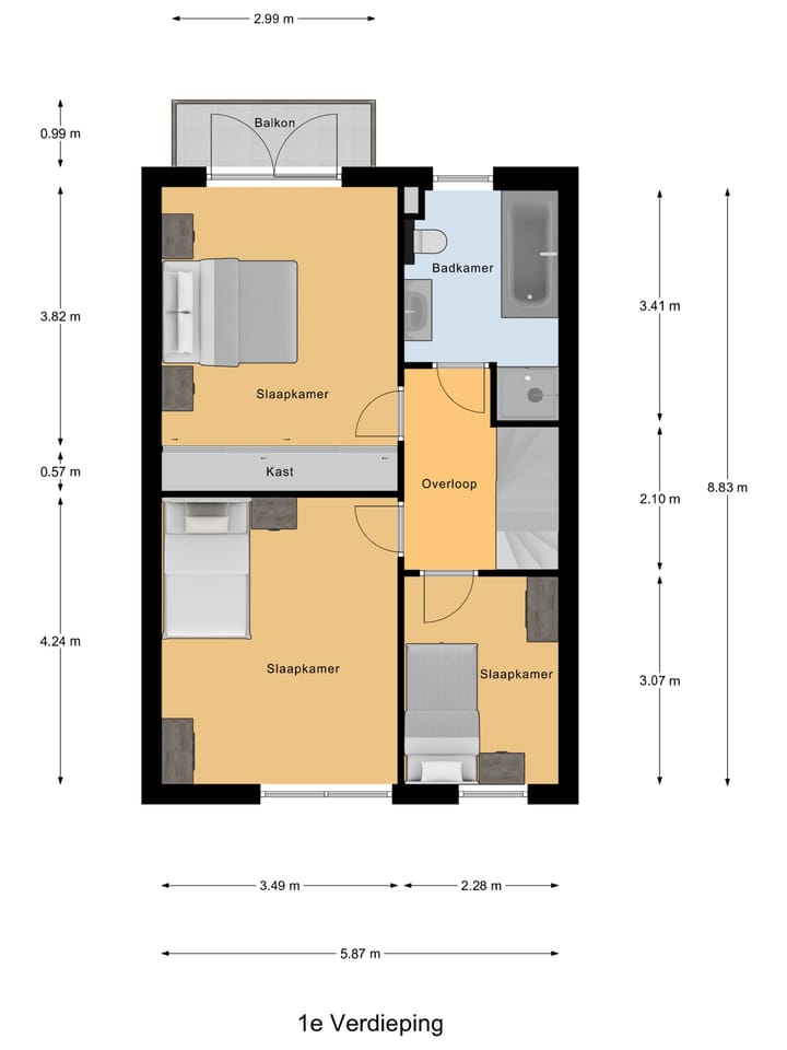 Foto 46 van Leliestraat 44